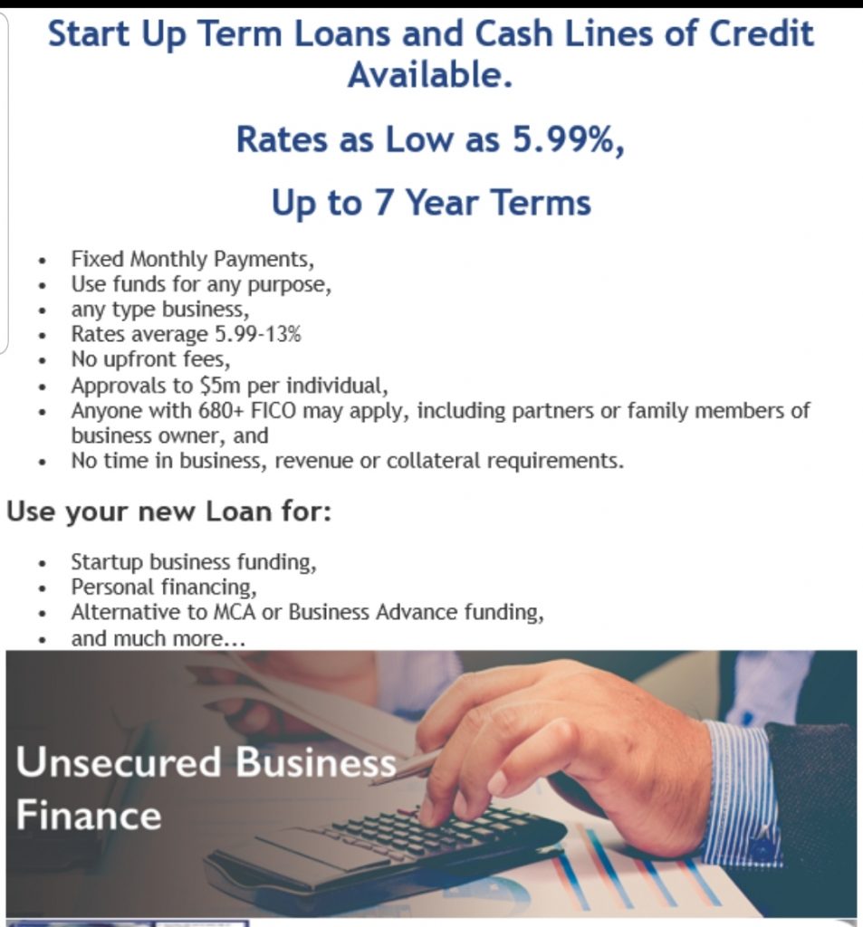 Start Up Term Loans